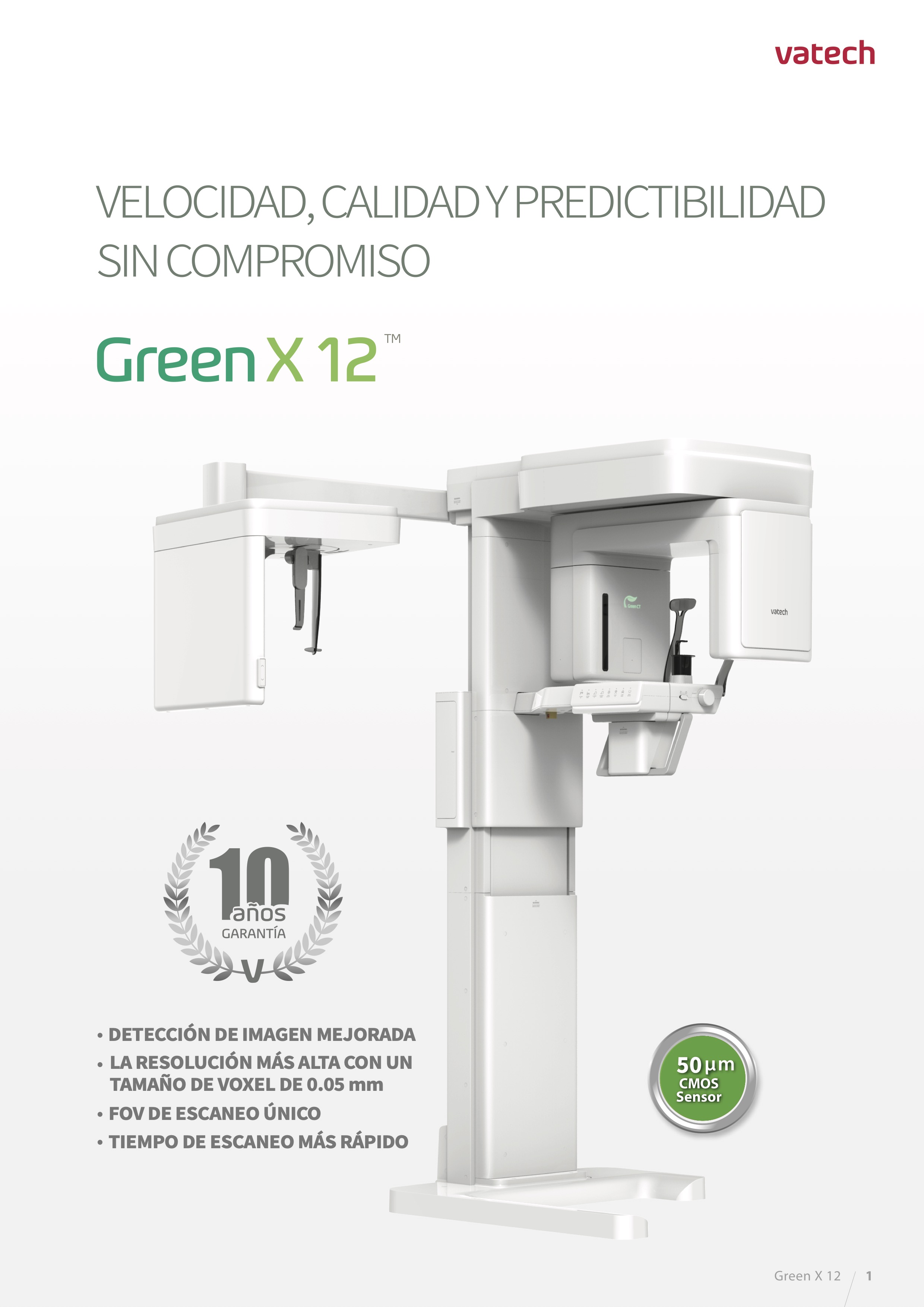Tomógrafo Dental Vatech Green X12 - Catálogo 1